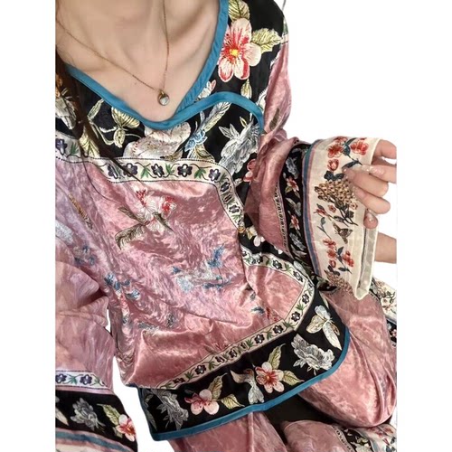 新中式国风花卉金丝绒睡衣女秋冬季高级感长袖家居服外出新款套装