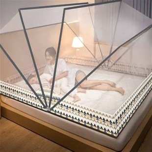 2023新品 可折叠蚊帐家用v便携式 婴儿童防蚊罩收纳方便拆洗免安装