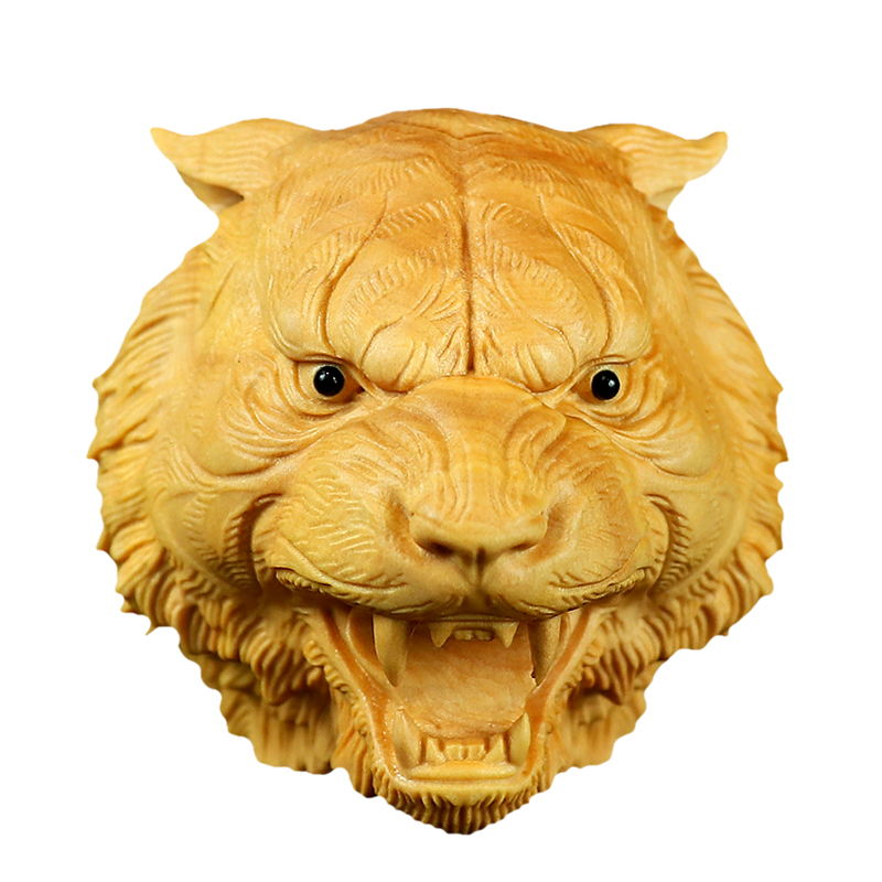 黄杨木雕刻老虎挂件实木生肖动物摆件男士手把件随身把玩虎虎生威