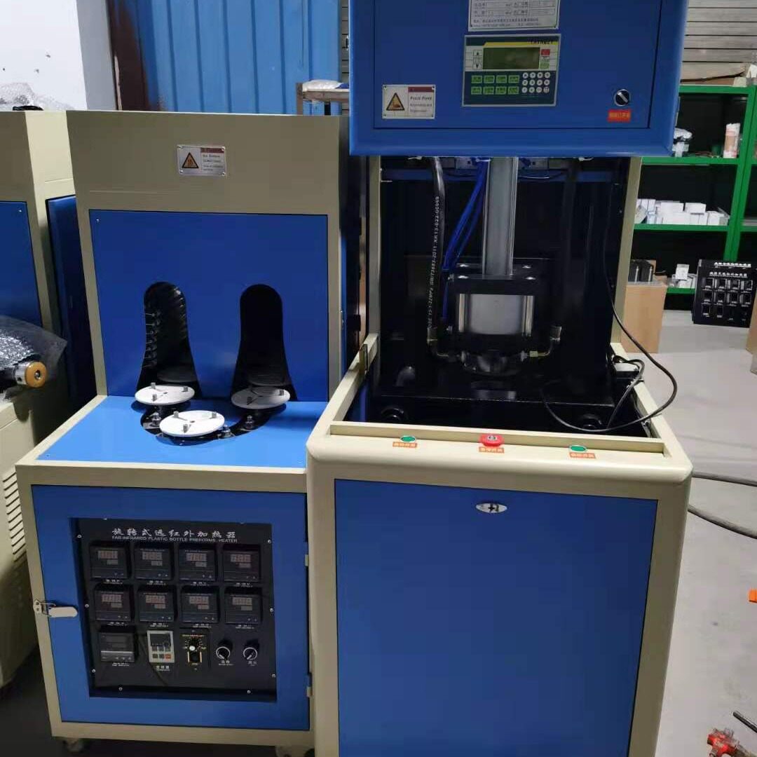 源头厂家10升一出一pet水桶油桶半自动吹瓶机 塑料吹瓶机 整机保