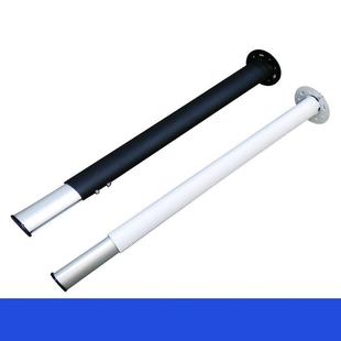 简约电脑桌办公桌支撑脚 家具五金钢制桌脚 旦型管调高低吧台脚