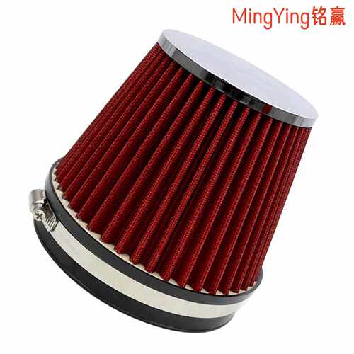 汽车进气改装蘑菇头152MM空气滤芯冬菇头空滤不锈钢6in滤清器