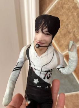 藤永咲哉抽象老鼠sakuya干棉花娃娃明星公仔玩偶全身骨架可摆造型