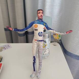 勒克莱尔F1维斯塔潘老鼠干铁丝超细手脚骨架玩偶抽象公仔定制爆款