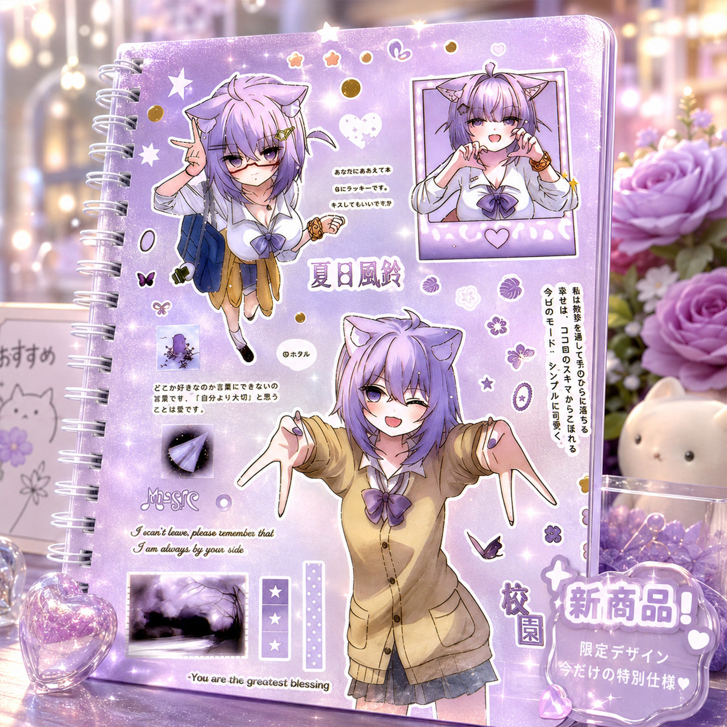 少女番人物贴纸书巨厚ins风d贴纸/立体贴纸