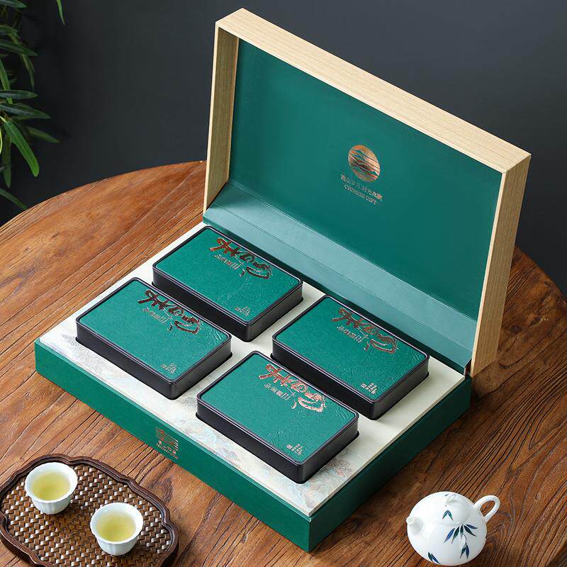 高档绿茶通用碧螺绿杨春茶叶包装盒空礼盒信阳毛尖绿茶礼盒茶叶盒