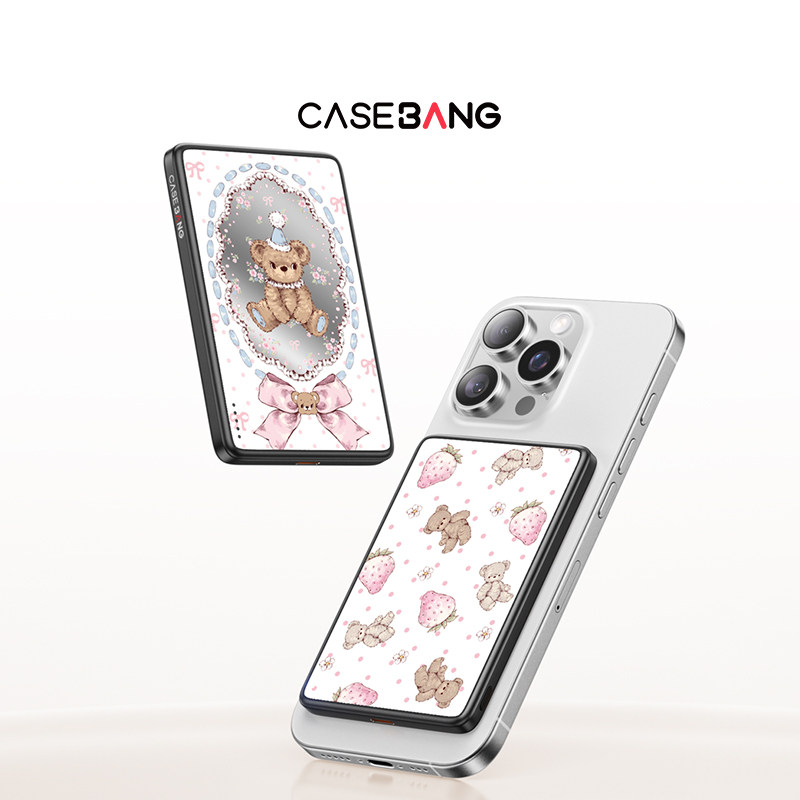 【国家3C认证】CASEBANGx固体牛奶联名好梦系列超薄磁吸充电宝MagSafe手机移动电源便携式