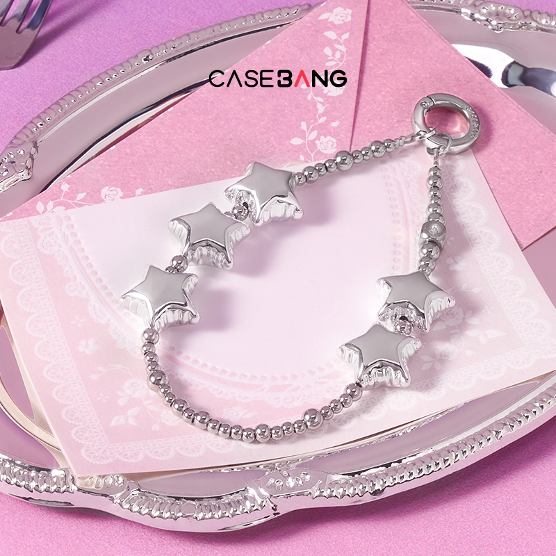 CASEBANGx星动系列便携手机腕链适用于全系列短挂链包包百搭防丢挂饰精致短挂绳配件星星韩系ins风图片