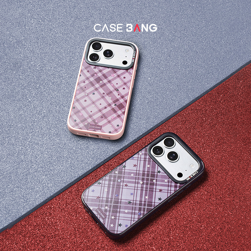 CASEBANGx格纹星星系列适用iPhone18ProMax/18Pro/17ProMax/17Pro/16promax/16pro可拆卸磁吸苹果秋冬手机壳图片