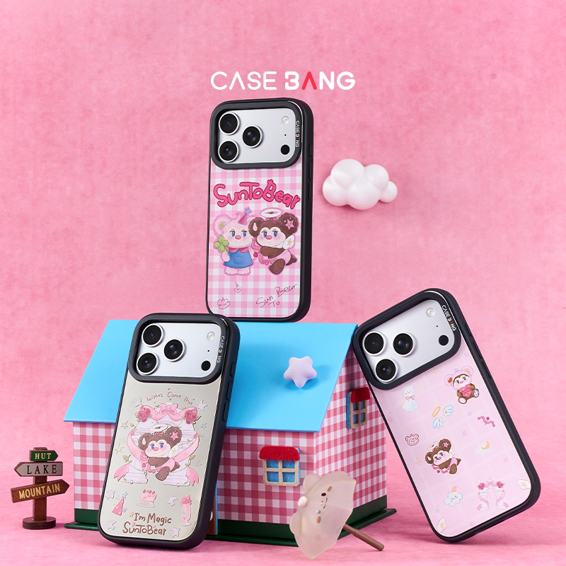 CASEBANGx蒜头熊联名魔法屋适用iPhone18ProMax/18Pro/17ProMax/17Pro/16ProMax可拆卸磁吸新款苹果手机壳图片