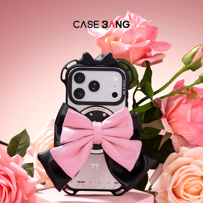 CASEBANG立体粉墨蝴蝶结手机支架
