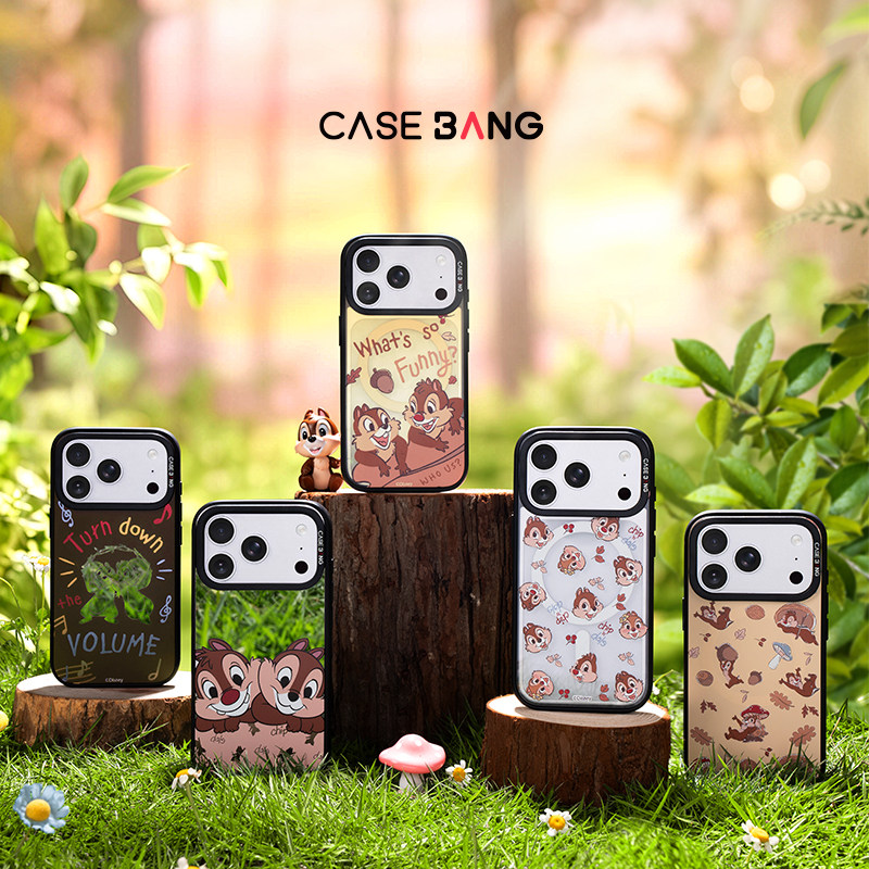 CASEBANGx迪士尼联名奇奇蒂蒂的欢乐时刻适用iPhone18ProMax/18Pro/17ProMax/17Pro/16可拆卸磁吸苹果手机壳图片