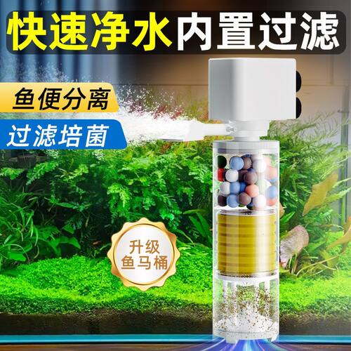 鱼缸过滤器三合一净水循环免换水