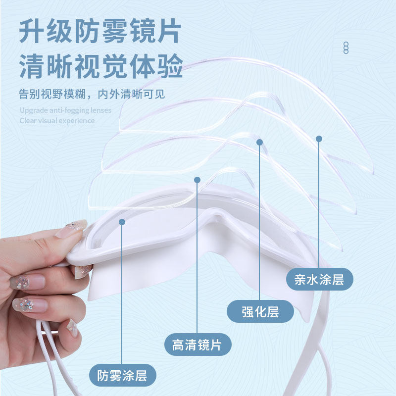 精选全飞秒近视手术后护眼眼镜激光防护眼罩防水漂流护目镜洗头洗