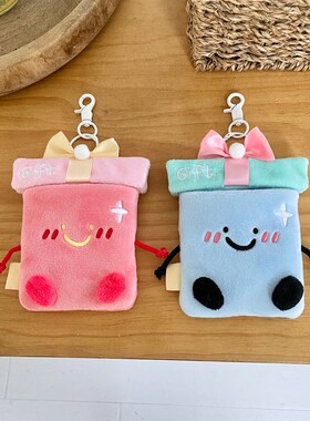 精选少女玩心创意礼物盒造型毛绒卡套卡包ins拍立得照片追星小卡
