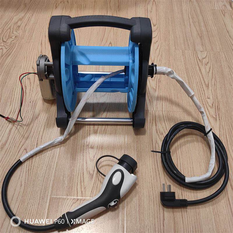 新能源汽车充电桩充电枪线缆遥控收线器7KW功率电动卷线器收放器