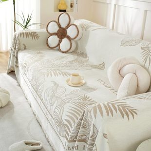 通用全包沙发套罩防猫抓结婚礼盖毯沙发巾 大红色喜庆沙发盖布四季