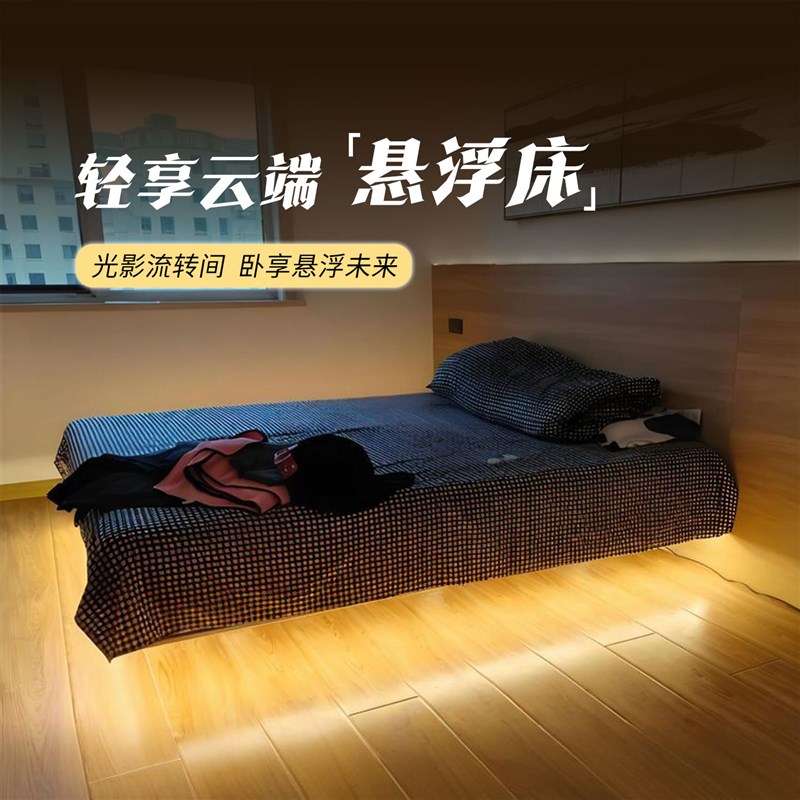 铝挤型材料床架龙骨架定制悬空自制榻榻米diy单/双人铝挤型材料悬