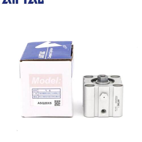 亚德客单动单作用超薄气缸ASQ12X5 ASQ12X5B ASQ12X5S ASQ12X5SB