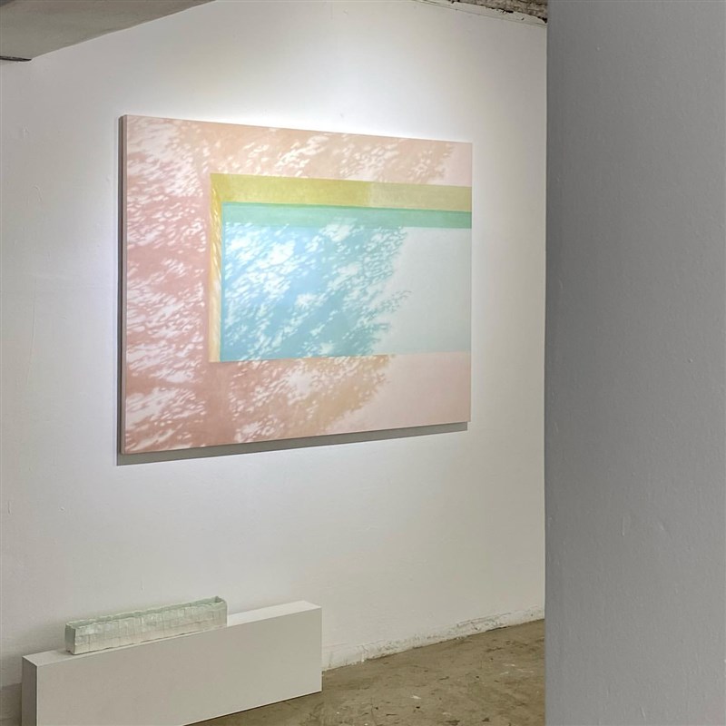 Park Yunji韩国油画客厅光影抽象装饰画沙发背景墙画玄关挂画