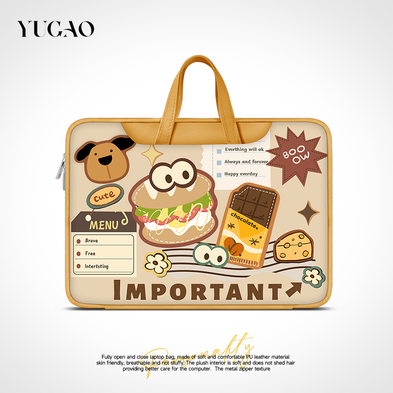 高颜值重磅电脑包2024新款手提包