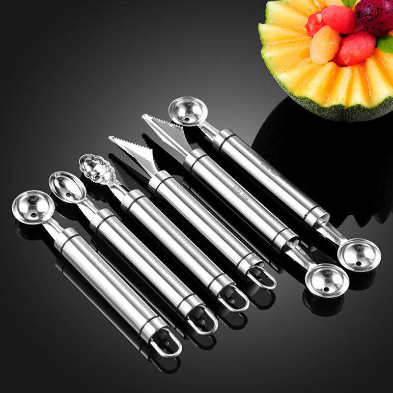 304水果挖球器304不锈钢切西瓜挖球勺冰激凌勺拼盘雕花水果工具,厨房/烹饪用具,水果分割器,淘宝优惠券,粉丝福利购,淘宝优惠卷