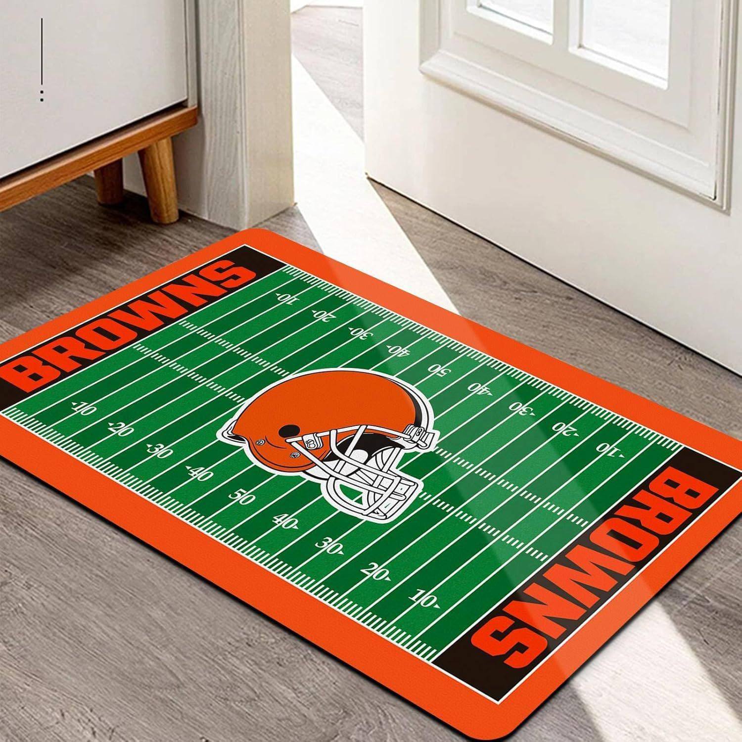 temu热销美式足球场水晶绒耐脏易打理脚垫亚马逊玄关入户蹭脚门垫,居家布艺,家用脚垫,淘宝优惠券,粉丝福利购,淘宝优惠卷