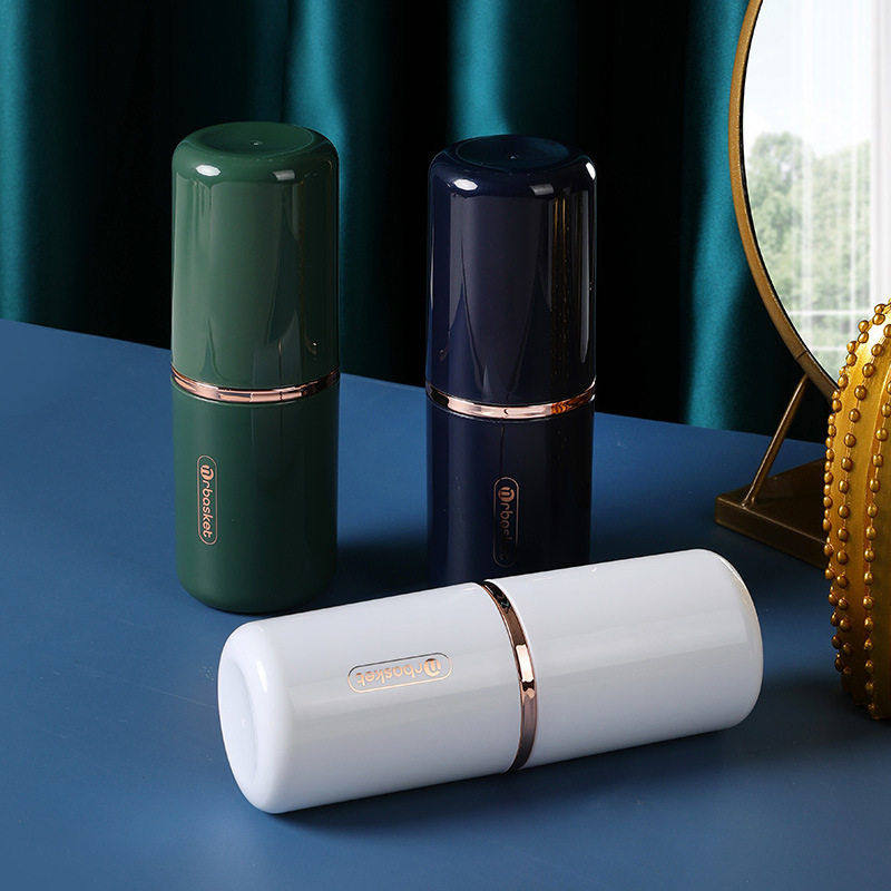 镀金旅行洗漱杯漱口杯简约刷牙杯子牙缸套装牙刷牙膏收纳盒便携式,家庭/个人清洁工具,牙刷架/牙具座,淘宝优惠券,粉丝福利购,淘宝优惠卷