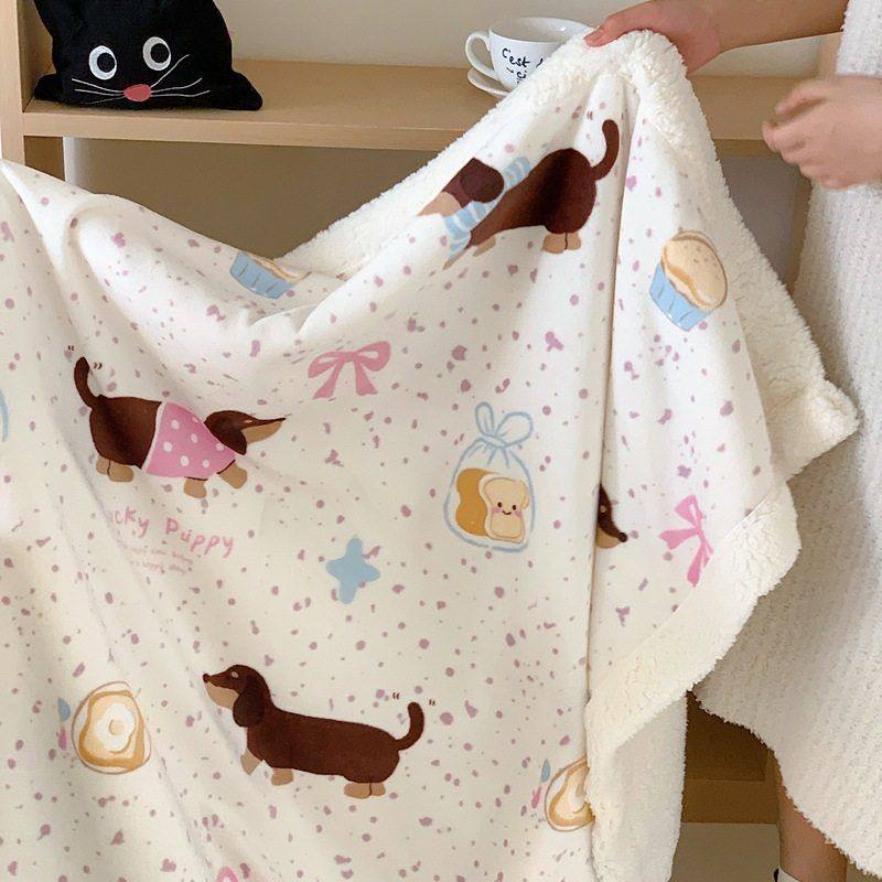 羊羔绒午睡毯子冬季珊瑚牛奶绒加厚沙发披肩空调盖毯公室小被子,床上用品,休闲毯/毛毯/绒毯,淘宝优惠券,粉丝福利购,淘宝优惠卷