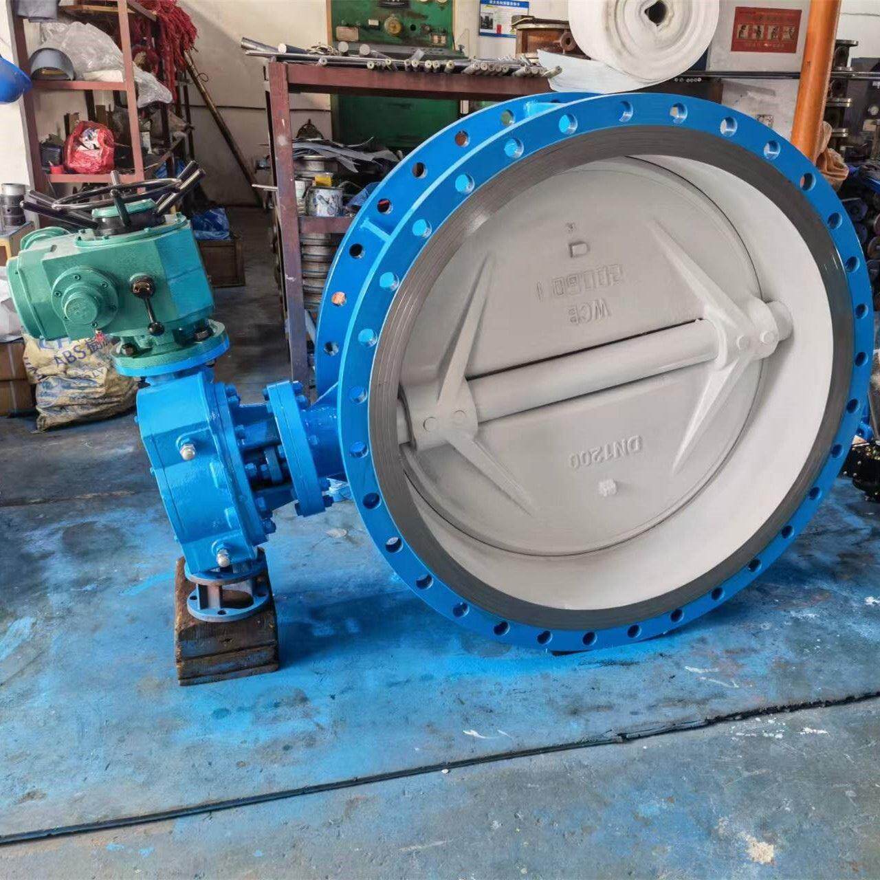 【厂家直销】双向压电动法兰式硬密封蝶阀d943h-16c dn800 dn1000