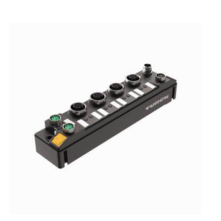 图尔克 TBEN-S2-8DIP以太网多协议 I/O 模块 8信道PNP数字输入