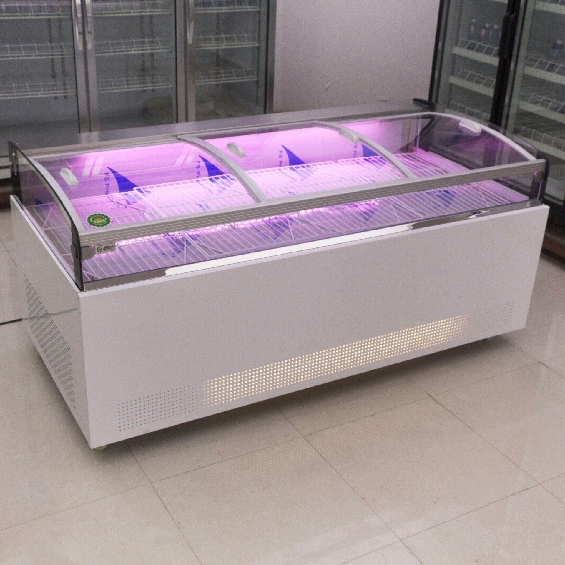 熟食展示保鲜双温鸭脖卤菜柜凉菜冷藏柜.商用弧形玻璃