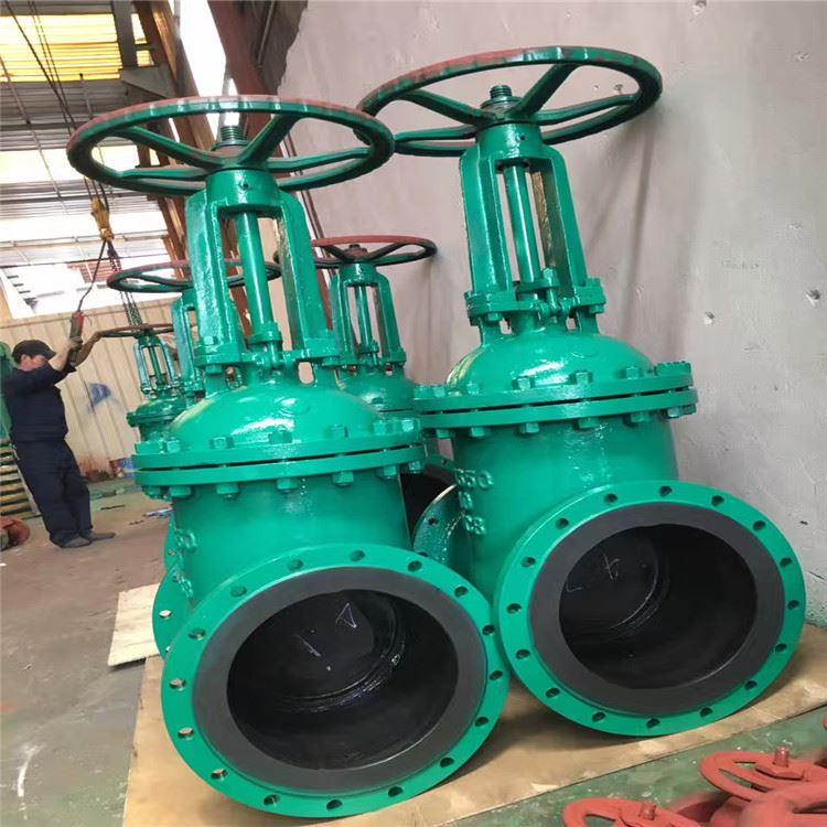 Z941J电动衬胶法兰闸阀 Z941J-16C 调节型防爆电动衬胶闸阀