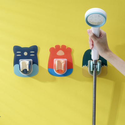 速发夹架免打孔头头挂座底座浴室吸盘式挂支儿童莲蓬喷固定座