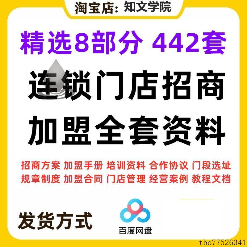 招商加盟方案连锁门店合同经营加盟手册管理资料课件ppt培训模板
