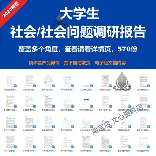 社会调研报告行业市场社会调查报告范文大学生实践行业可行性模板