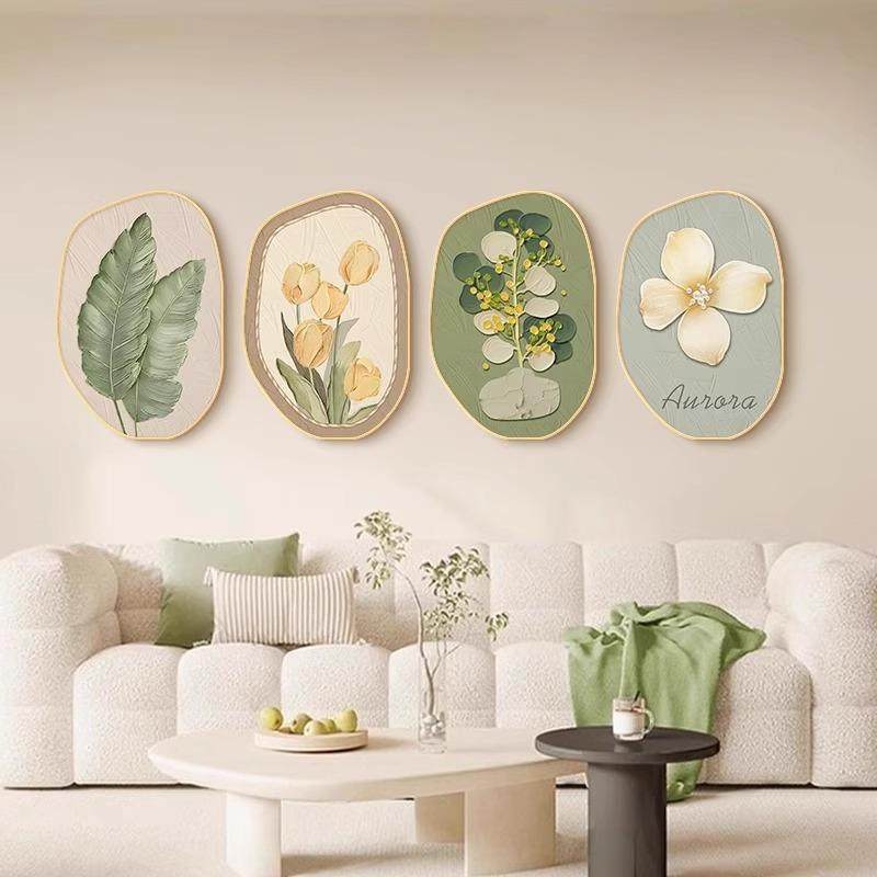 ins小清新客厅沙发背景墙装饰画植物花卉挂画创意卧室床头墙壁画,家居饰品,现代装饰画,淘宝优惠券,粉丝福利购,淘宝优惠卷