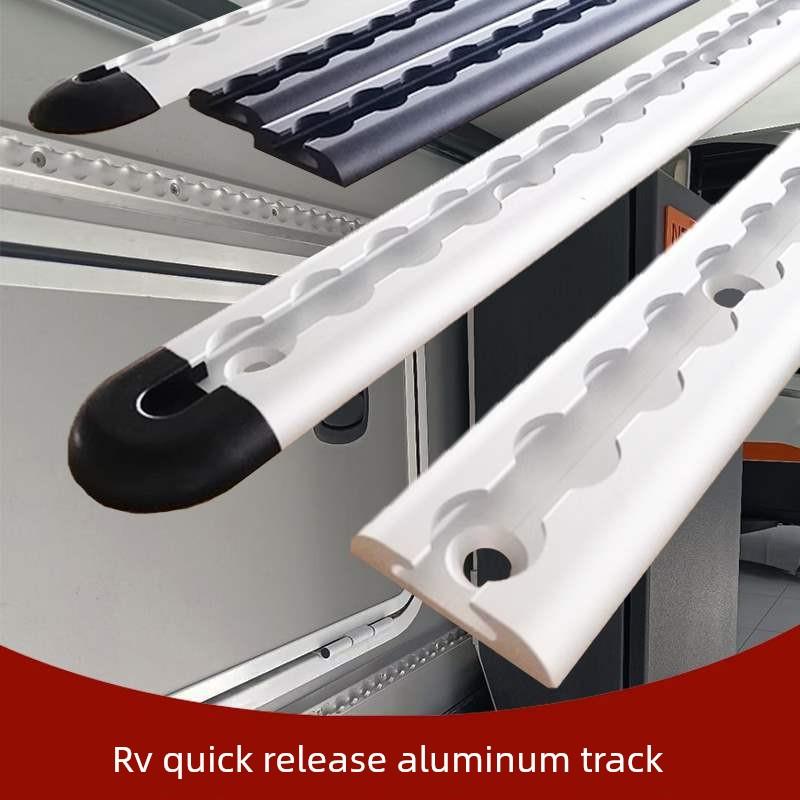 房车固定L轨道床车改装配件行李固定支架T型多功能拓展模块台锁扣