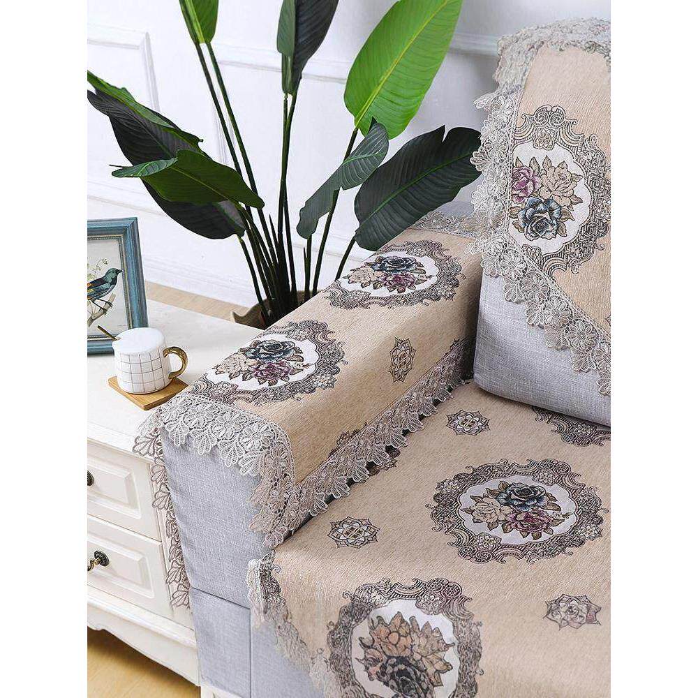 防滑沙发巾后靠背巾布艺扶手巾四季通用百搭沙发套罩现代简约盖布