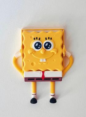 海绵宝宝摆件客厅电视柜桌面摆件创意装饰手办开关摆件mb26