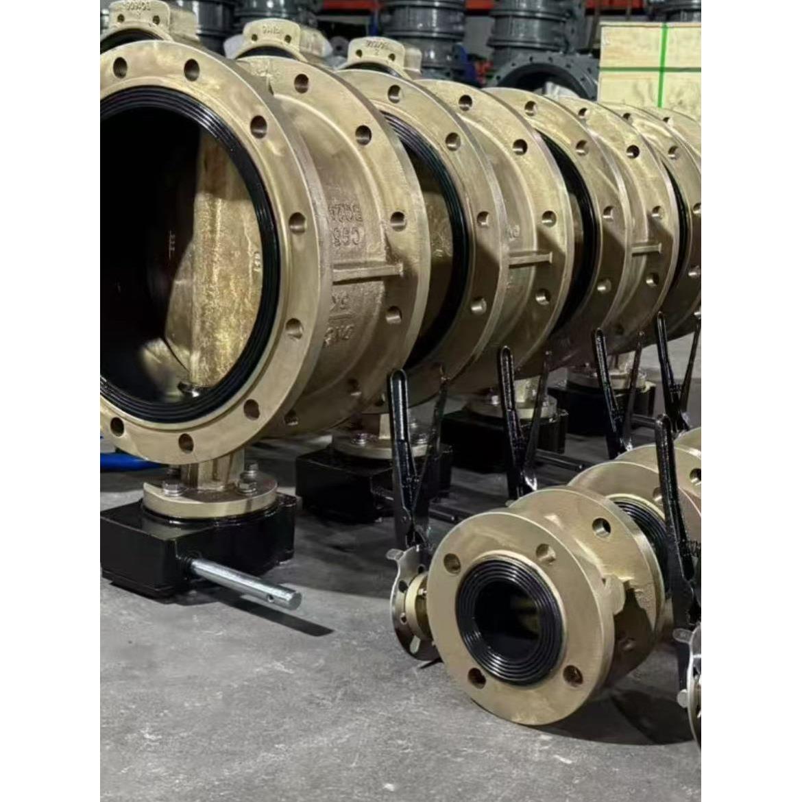 船用压载水蝶阀对夹法兰式中心型蝶阀GB/T3036