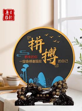 阅览室摆件书店书柜书桌书橱装饰品展示架励志办公室轻奢现代摆设