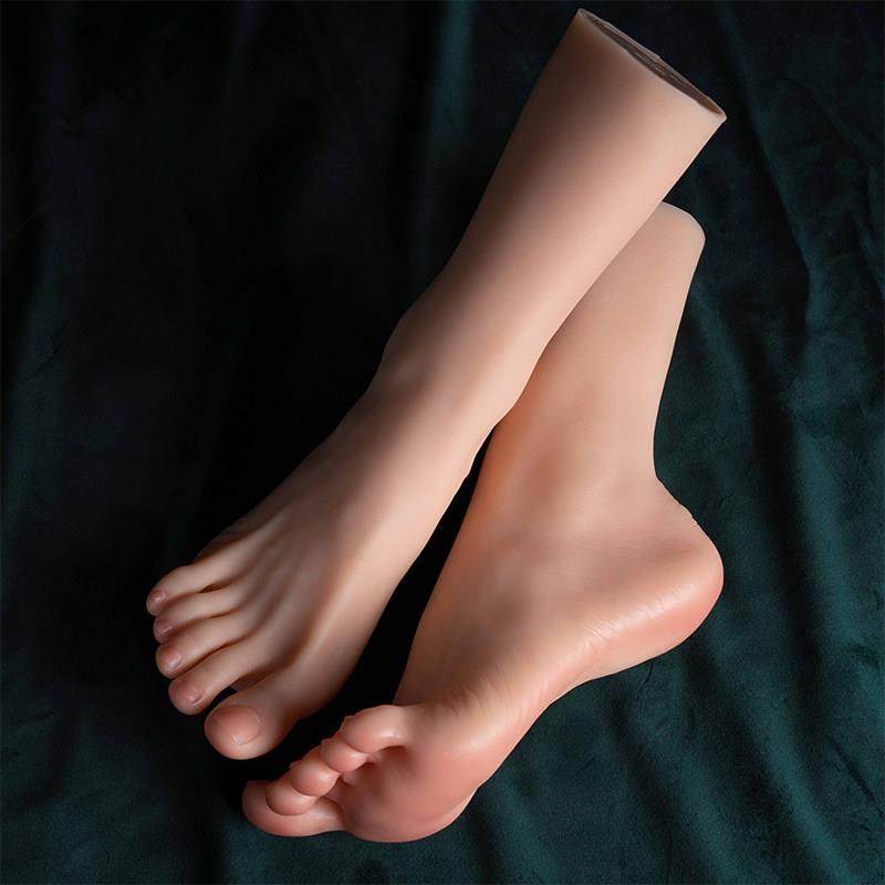 仿真足模硅胶美脚拍摄美女TG3727鞋子展示道具模特玉足天弓脚模型