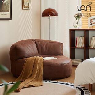 懒人沙发单人小型儿童阅读沙发可睡可躺榻榻米躺椅阳台客厅单人椅