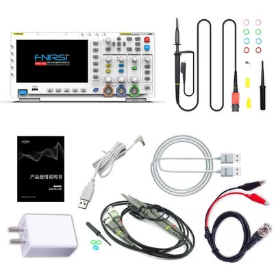 FNIRSI 双通道数字存储示波器100MHz信号发生器二合一1014D/1013D