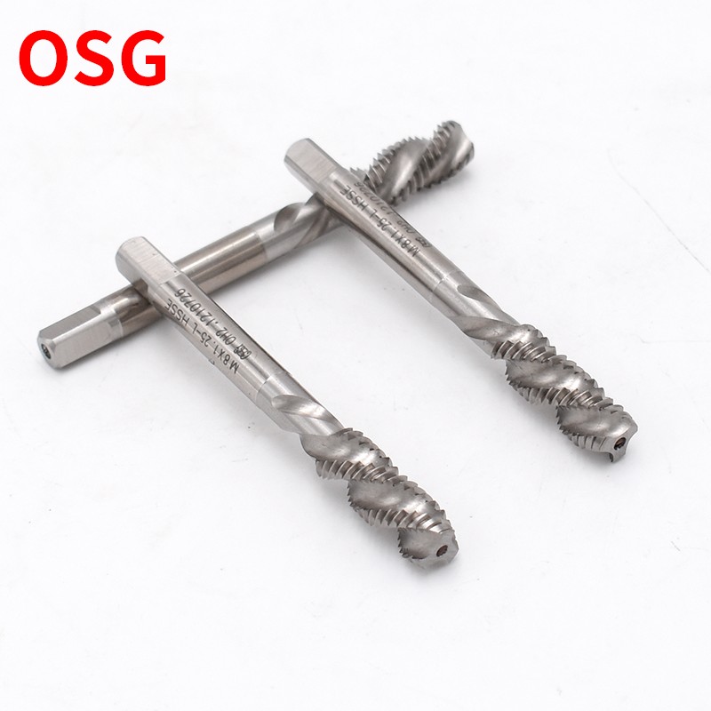 OSG加长100L机用螺旋丝攻丝锥M1y.6M2M3M4M5M6M7M8M10美制UNC