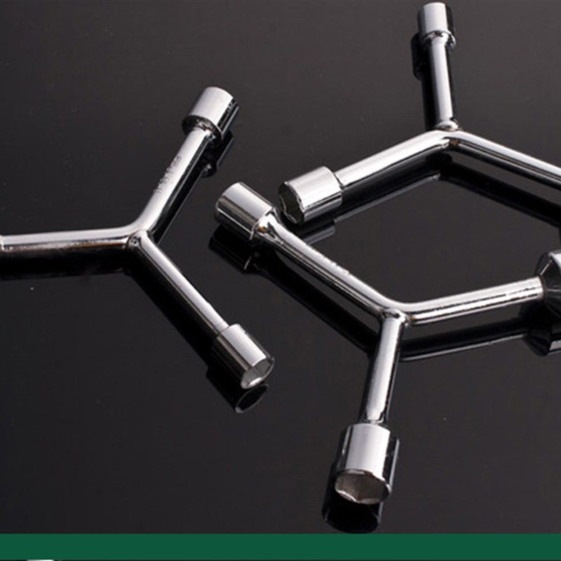 三叉套筒扳手Y型外六角套管板手8 9 10 11 12 19三叉扳手套筒