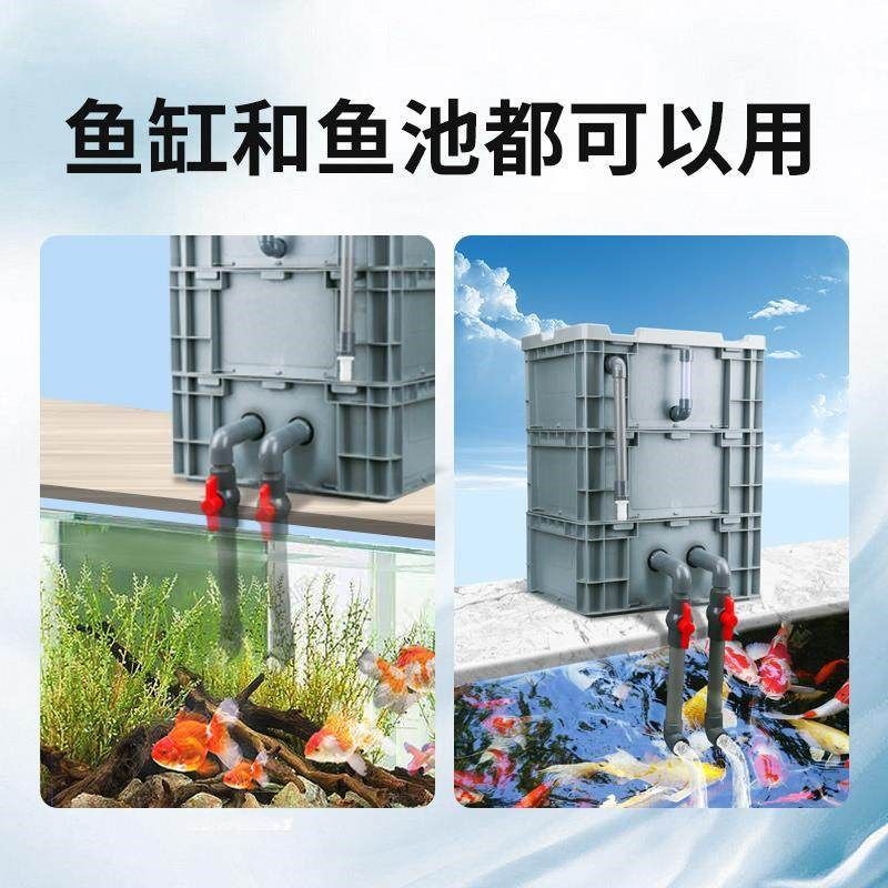 鱼池循环系统滴周转箱滤过滤箱流盒上CEO置鱼缸过器净水循环三合,办公设备/耗材/相关服务,办公线材,淘宝优惠券,粉丝福利购,淘宝优惠卷