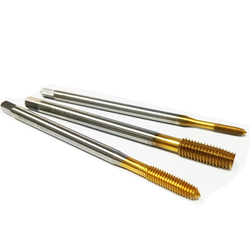 上通加长不锈钢h挤压丝锥镀钛含钴长柄挤牙机用丝攻M3M4M5M6M8