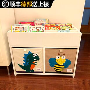 儿童书架儿家用绘本架收纳宝宝书架简易落地简约现代幼儿园经济型